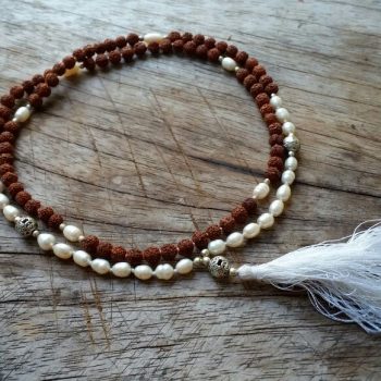 Radruksha and pearl mala