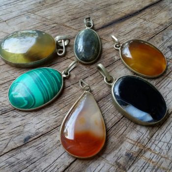 Stone pendants